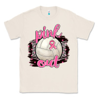 Natural Pink Out Volleyball Classic Tee - BarkalooDesign