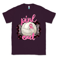 Plum Pink Out Volleyball Classic Tee - BarkalooDesign