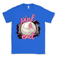 True Royal Pink Out Volleyball Classic Tee - BarkalooDesign
