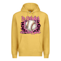 Antique Gold in october we wear pink baseball Premium Hoodie - BarkalooDesign