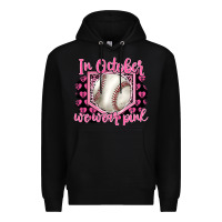 Black in october we wear pink baseball Premium Hoodie - BarkalooDesign