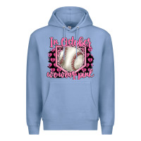 Colony Blue in october we wear pink baseball Premium Hoodie - BarkalooDesign