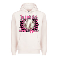Pale Pink in october we wear pink baseball Premium Hoodie - BarkalooDesign