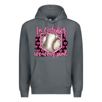 Rock in october we wear pink baseball Premium Hoodie - BarkalooDesign