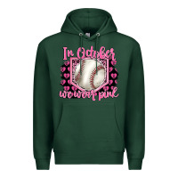 Sports Green in october we wear pink baseball Premium Hoodie - BarkalooDesign