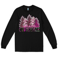 Black Merry Christmas Long Sleeve Tee - SublimationCraftShop