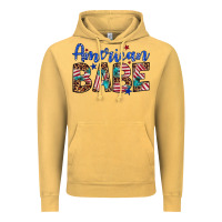 Vintage Mustard american babe Vintage Hoodie - Artiststas
