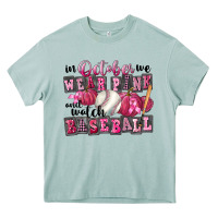 Arona In October We Wear Pink And Watch Baseball Heavy Core Tee - FaDigitalArtStudio