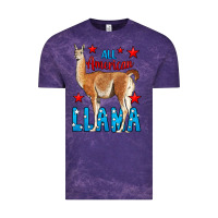 Cloud Purple All American Lama Vintage Tee - LillyAllenDesigns