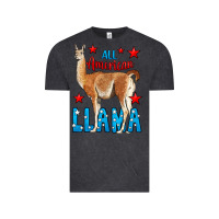 Vintage Black All American Lama Vintage Tee - LillyAllenDesigns