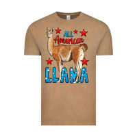 Vintage Coffee All American Lama Vintage Tee - LillyAllenDesigns