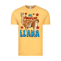 Vintage Mustard All American Lama Vintage Tee - LillyAllenDesigns
