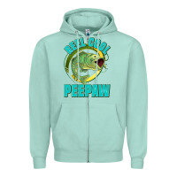 Seafoam reel cool peepaw Zipper Hoodie - Jasminsmagicworld
