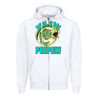 White reel cool peepaw Zipper Hoodie - Jasminsmagicworld