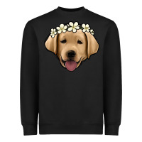 Black Labrador Heavyweight Sweatshirt - Jasminsmagicworld