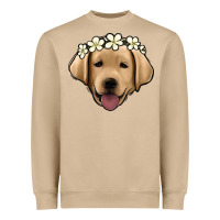 Mushroom Labrador Heavyweight Sweatshirt - Jasminsmagicworld