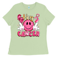 Matcha hey cancer with middle fingers Ladies Tee - LillyAllenDesigns