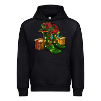 Cowboy Hat With Boots Christmas Urban Hoodie | Teevron
