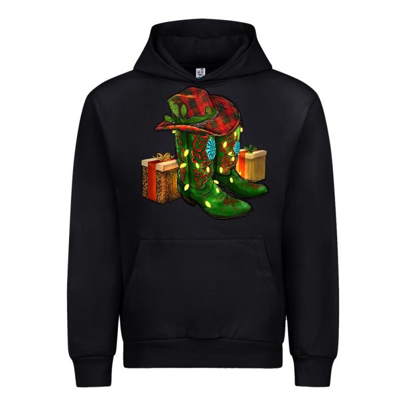 Cowboy Hat With Boots Christmas Urban Hoodie by RanaPortraitStore | Teevron