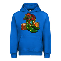 Cobalt cowboy hat with boots christmas Urban Hoodie - RanaPortraitStore