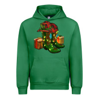 Emerald cowboy hat with boots christmas Urban Hoodie - RanaPortraitStore