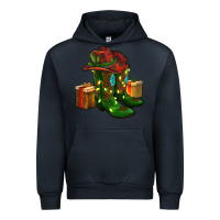 Navy cowboy hat with boots christmas Urban Hoodie - RanaPortraitStore