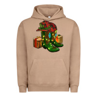 Pigment Burro cowboy hat with boots christmas Urban Hoodie - RanaPortraitStore