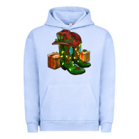 Pigment Grape Ice cowboy hat with boots christmas Urban Hoodie - RanaPortraitStore