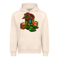 Sandshell cowboy hat with boots christmas Urban Hoodie - RanaPortraitStore