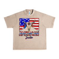 French Oak American junkie Urban Heavy Tee - CowhideDigitalArt