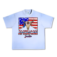 Grape Ice American junkie Urban Heavy Tee - CowhideDigitalArt