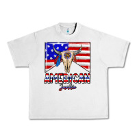 Lunar Rock American junkie Urban Heavy Tee - CowhideDigitalArt