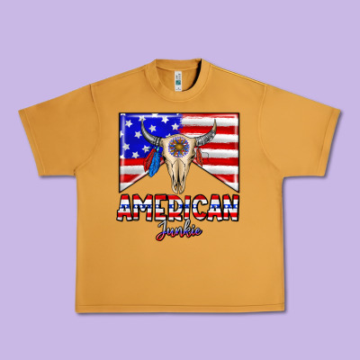 American Junkie Urban Heavy Tee Designed By Cowhidedigitalart