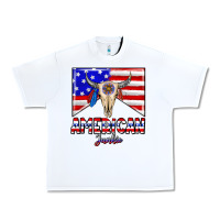 White American junkie Urban Heavy Tee - CowhideDigitalArt