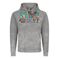 Cloud Rock stay groovy with butterfly peace sign and flowers Vintage Hoodie - Artiststas