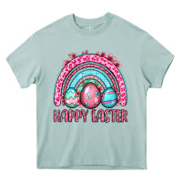 Arona Happy Easter eggs rainbow Heavy Core Tee - OliviaCreatesArt