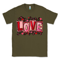 Army Green Valentine's Day love Classic Tee - FaDigitalArtStudio