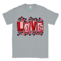 Heather Grey Valentine's Day love Classic Tee - FaDigitalArtStudio