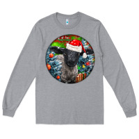 Heather Grey christmas suffolk baby sheep ornament Long Sleeve Tee - LillyAllenDesigns