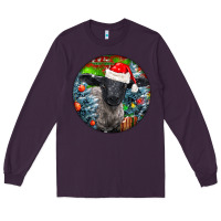 Plum christmas suffolk baby sheep ornament Long Sleeve Tee - LillyAllenDesigns