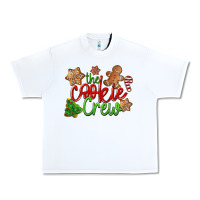 White The Cookie Crew Christmas Urban Heavy Tee - LillyAllenDesigns