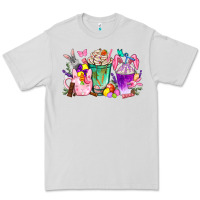 Dove Grey Easter Coffee Cups With Bunny Premium Tee - BundleAndBundleShop