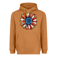Meerkat Patriotic Sunflower Heavyweight Hoodie - Jasminsmagicworld