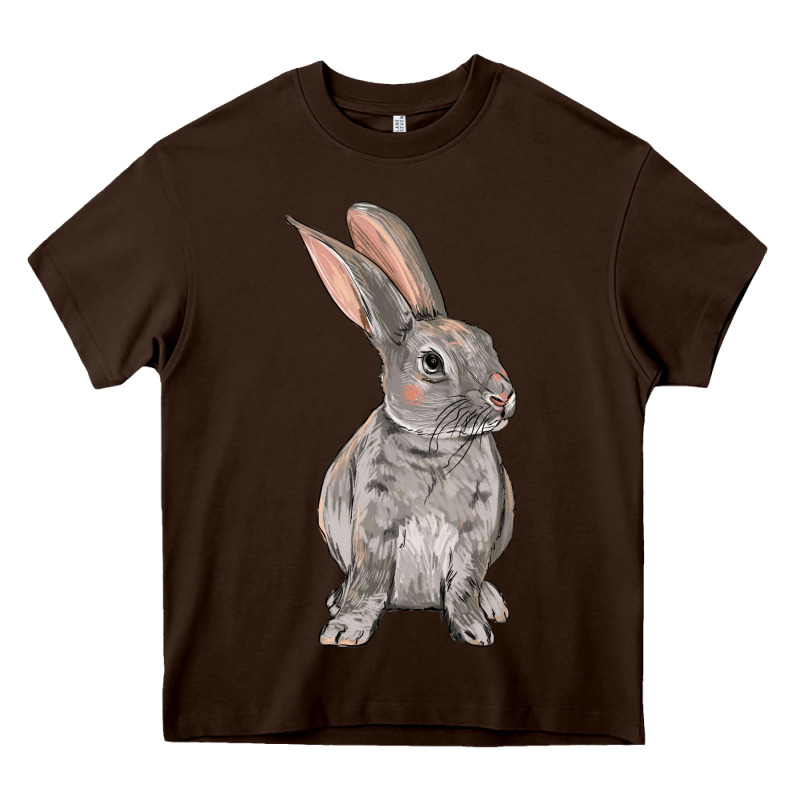 Easter Bunny Heavy Core Tee by OliviaCreatesArt | Teevron