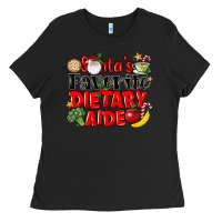 Black santas favorite dietary aide Ladies Tee - LillyAllenDesigns