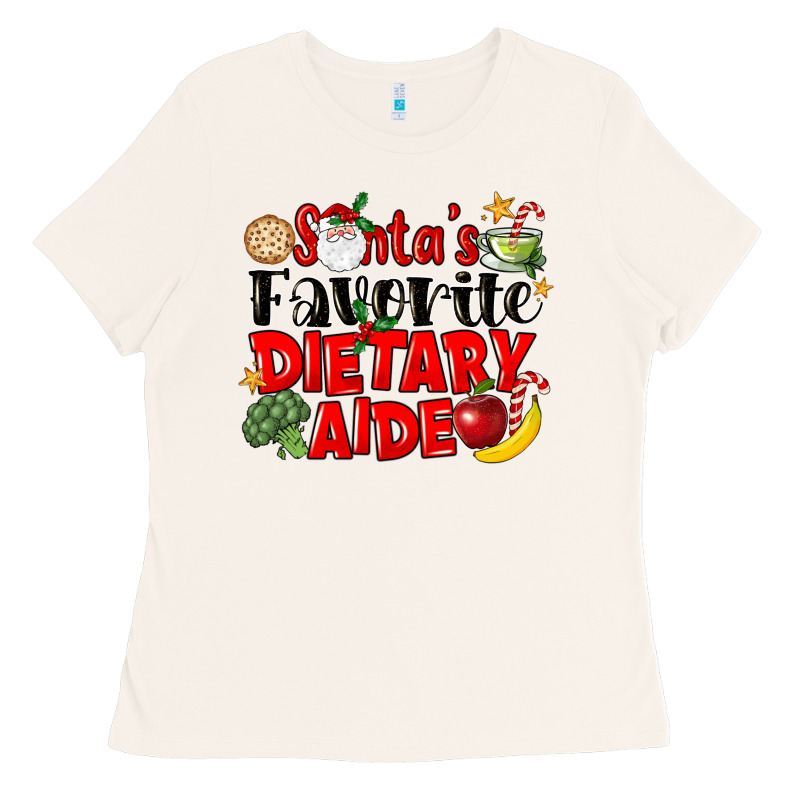 Santas Favorite Dietary Aide Ladies Tee by LillyAllenDesigns | Teevron