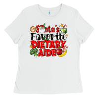 White santas favorite dietary aide Ladies Tee - LillyAllenDesigns