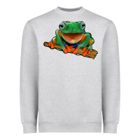 Heather Grey frog Heavyweight Sweatshirt - Jasminsmagicworld