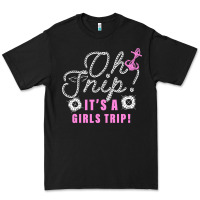 Black oh snip it's a girls trip for dark Premium Tee - artisFamous