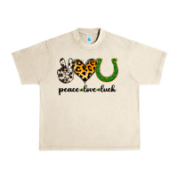 Sandshell Peace Love Luck Urban Heavy Tee - Jasminsmagicworld